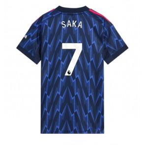 Arsenal Bukayo Saka #7 Udebanetrøje Dame 2025-26 Kortærmet